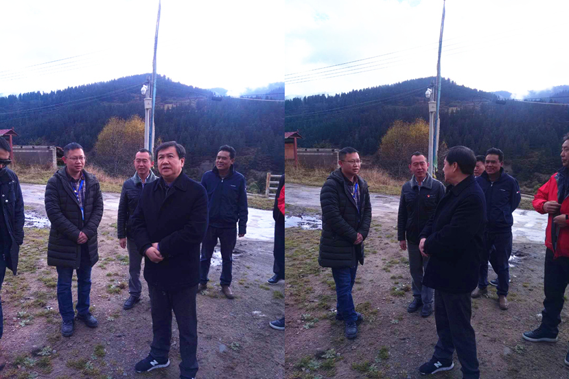 2018年10月20日市人大常委會主任陳彬赴若爾蓋縣慰問援藏干部1