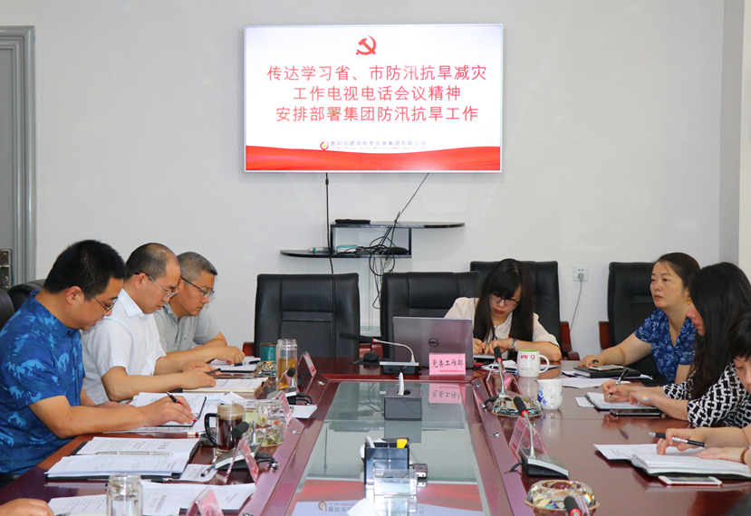 集團(tuán)公司召開黨委（擴(kuò)大）會，傳達(dá)學(xué)習(xí)省、市防汛抗旱減災(zāi)工作電視電話會議精神